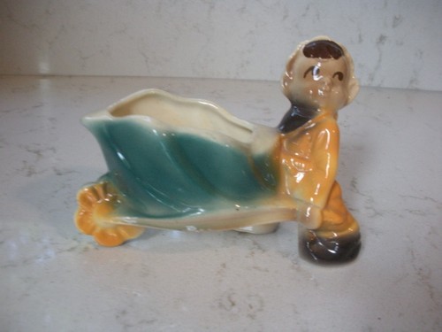 Shawnee pottery pixie - pottery, elf